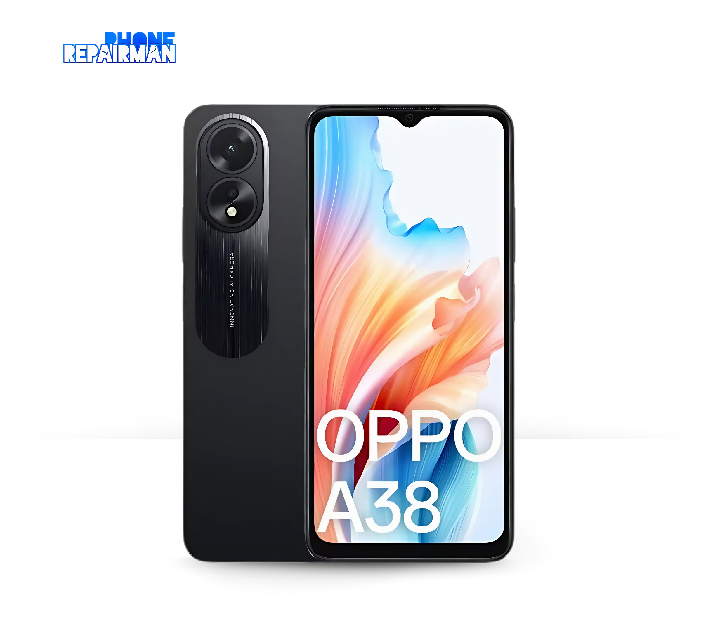 Oppo A38 4GX 128GB Telstra Prepaid - BLACK Phone Repairman Muswellbrook